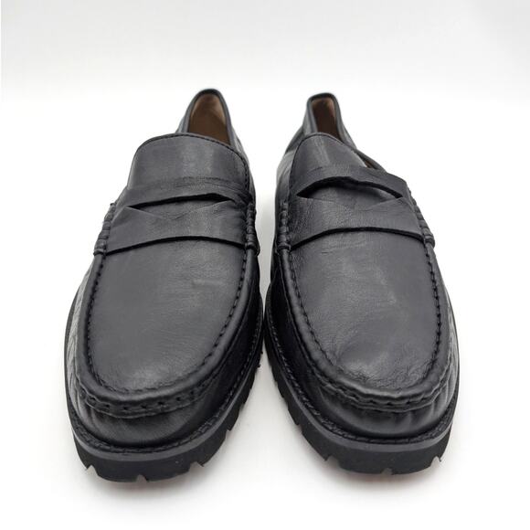 Robert Zur Dillon Penny Loafer Shoes Men\'s Leather Black Size US9M EU42 main image 10